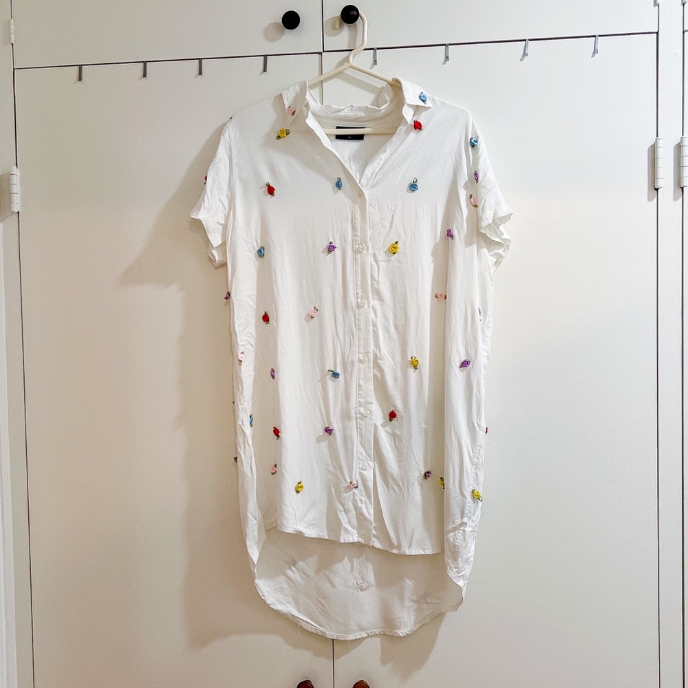 Lazy Oaf Rosebud Button Down Shirt